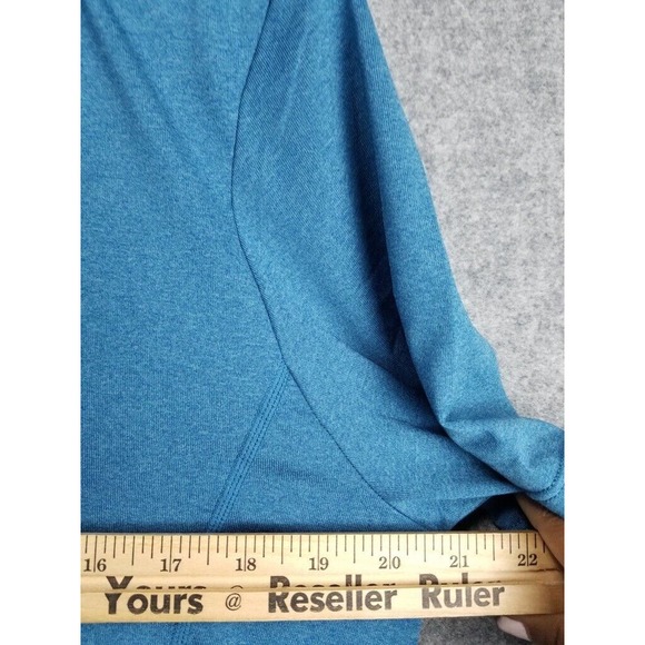 Hylete Polo Men's Medium Blue Athleisure Golf Outdoor Performance Comfort - Picture 3 of 8